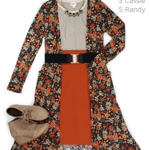 🍂Floral Lularoe Sarah Cardigan🍂